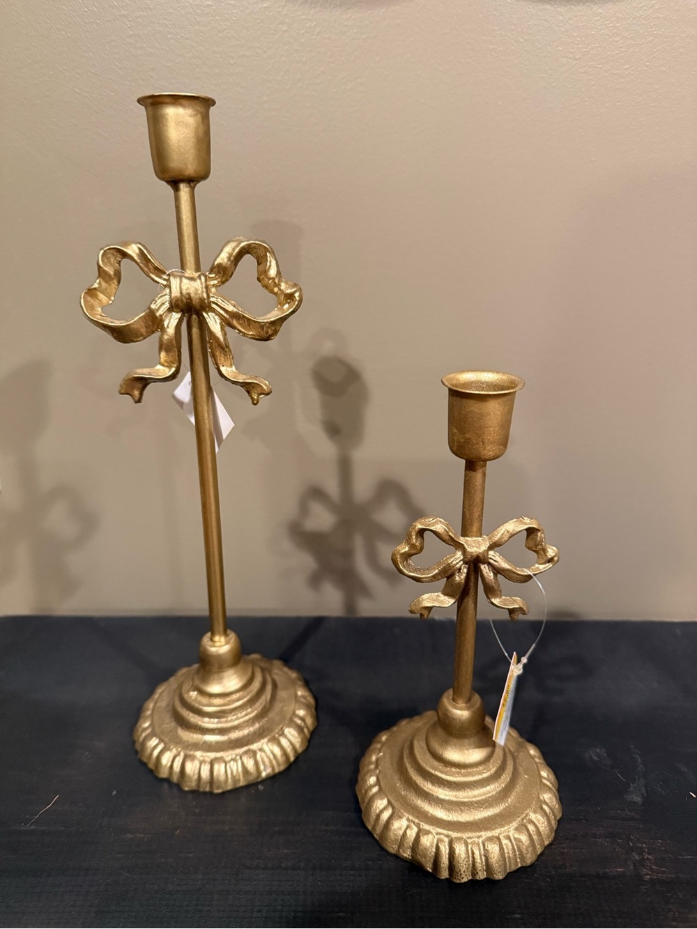 Bow Candle Holders